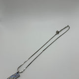 DIOR TROTTER BLUE PLATE NECKLACE