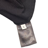 BALENCIAGA BB LOGO PRINT WOMENS BLACK TEE