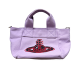 VIVIENNE WESTWOOD PURPLE MINI TOTE BAG