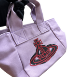 VIVIENNE WESTWOOD PURPLE MINI TOTE BAG