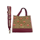 COACH SIGNATURE HEART PRINT MINI TOTE BAG