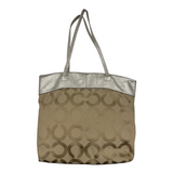 COACH SIGNATURE GOLD TOTE BAG