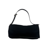 FENDI BLACK SUEDE SHOULDER BAG
