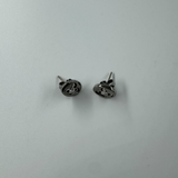 VIVIENNE WESTWOOD GUNMETAL STUD EARRINGS