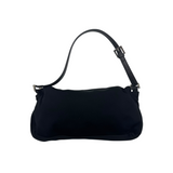 FENDI BLACK SUEDE SHOULDER BAG