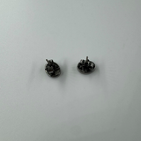VIVIENNE WESTWOOD GUNMETAL STUD EARRINGS