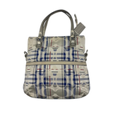 COACH SIGNATURE PLAID SATCHEL BAG