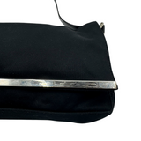FENDI BLACK SUEDE SHOULDER BAG
