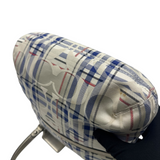 COACH SIGNATURE PLAID SATCHEL BAG