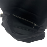 FENDI BLACK SUEDE SHOULDER BAG