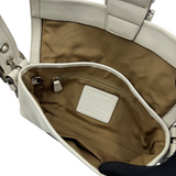COACH WHITE LEATHER SHOULDER BAG