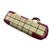 COACH PLAID LEATHERWARE TOTE BAG