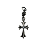 CHROME HEARTS DIAMOND CROSS BALL PENDANT