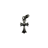 CHROME HEARTS BABY FAT CROSS DIAMOND PENDANT