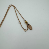 VIVIENNE WESTWOOD ROSE GOLD SATURN ORB NECKLACE