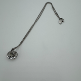 VIVIENNE WESTWOOD TINY SILVER ORB NECKLACE