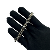 CHROME HEARTS LARGE PAPER CHAIN SILVER BRACELET