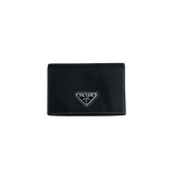 PRADA MINI BLACK FLAP WALLET