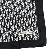 DIOR BLACK TROTTER SILK SCARF