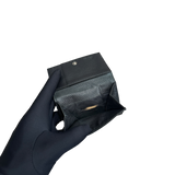 PRADA MINI BLACK FLAP WALLET