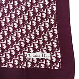 DIOR RED TROTTER SILK SCARF