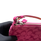 COACH PINK MONOGRAM HANDBAG