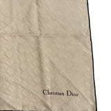 DIOR GOLD TROTTER SILK SCARF