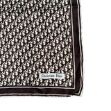 DIOR BROWN TROTTER SILK HANDKERCHIEF