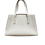 COACH WHITE LEATHER MINI TOTE BAG