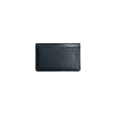 LOUIS VUITTON BLACK LEATHER CARD HOLDER