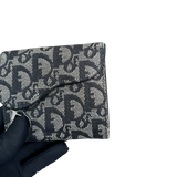 DIOR BLACK/WHITE TROTTER BI-FOLD WALLET