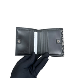 DIOR BLACK/WHITE TROTTER BI-FOLD WALLET