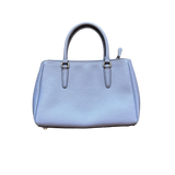 COACH BABY BLUE LEATHER HANDBAG