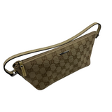 GUCCI GG MONOGRAM BEIGE CANVAS POCHETTE BAG