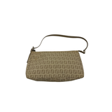 FENDI ZUCCHINO ZUCCA BEIGE SHOULDER BAG