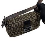 FENDI ZUCCA CANVAS BAGUETTE BAG