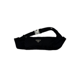 PRADA BLACK NYLON BELT BAG