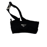 PRADA BLACK NYLON BELT BAG
