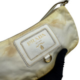 PRADA NYLON HANDBAG BAG BEIGE
