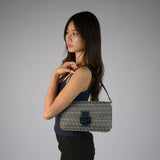 FENDI ZUCCA CANVAS SHOULDER BAG