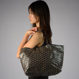 GOYARD ST. LOUIS PM TOTE BAG BLACK
