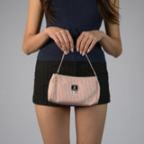 DIOR PINK TROTTER MINI CLOTH BAG