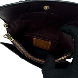 COACH 1941 TEA ROSE LEATHER CLUTCH