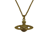 VIVIENNE WESTWOOD GOLD MINI BAS RELIEF NECKLACE