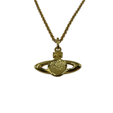 VIVIENNE WESTWOOD GOLD MINI BAS RELIEF NECKLACE
