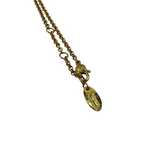 VIVIENNE WESTWOOD GOLD MINI BAS RELIEF NECKLACE