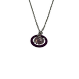 VIVIENNE WESTWOOD PURPLE PETITE ORB NECKLACE