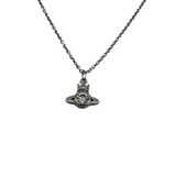 VIVIENNE WESTWOOD SILVER LONDON ORB NECKLACE