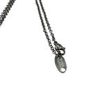 VIVIENNE WESTWOOD SILVER SKULL STONE NECKLACE