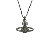 VIVIENNE WESTWOOD SILVER MAYFAIR BAS RELIEF NECKLACE